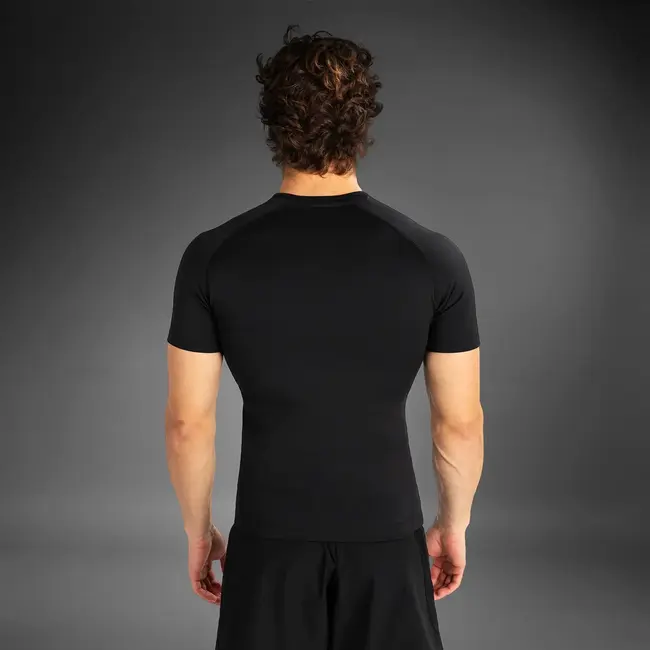 Venum Contender Men’s Short Sleeve Rashguard - Black/White