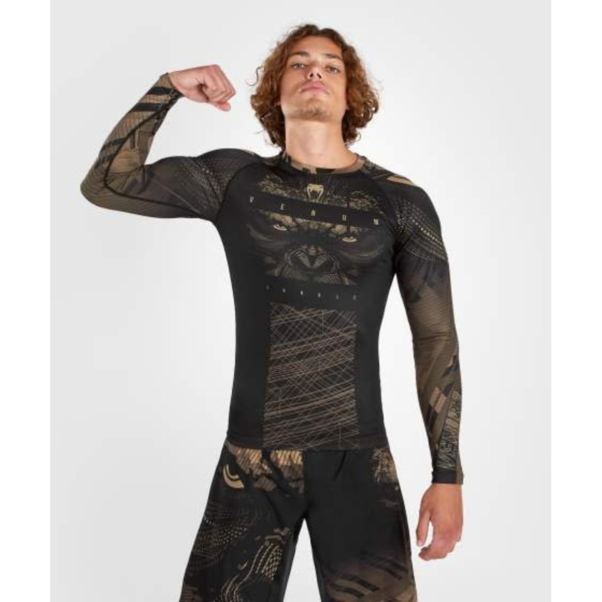 Venum Gorilla Jungle Rashguard manches longues – noir/sable