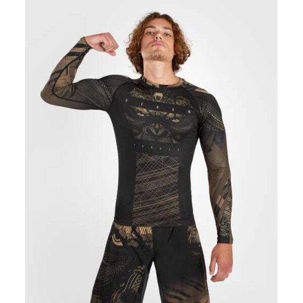 Venum Gorilla Jungle Rashguard manches longues – noir/sable