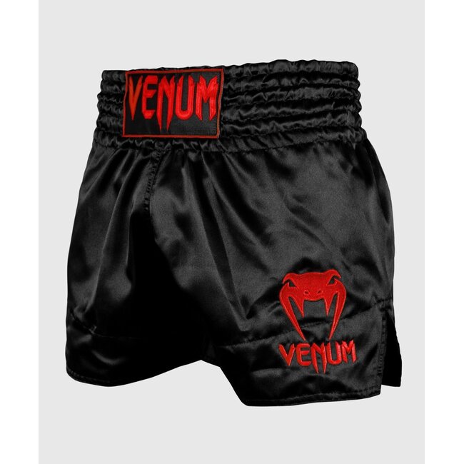 Venum Classic Muay Thai Short Black/Red