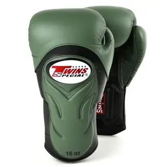 Twins Special BGVL 6 Bokshandschoenen – Olijfgroen/Zwart