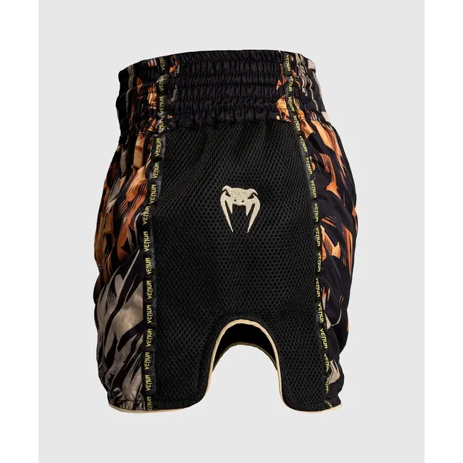 Venum Tiger Muay Thai Shorts - Black/Neon Orange