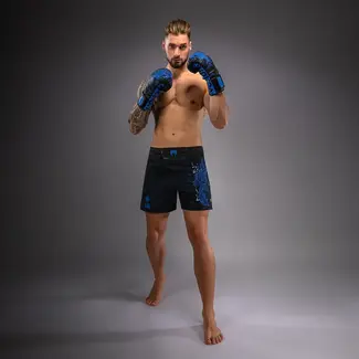 Venum Thunder Dragon Fightshorts - Black/Royal Blue