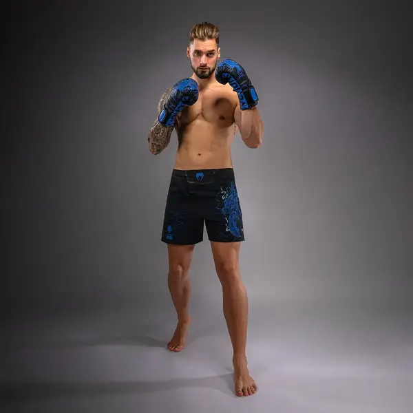 Venum Thunder Dragon short de combat - noir/Royal bleu