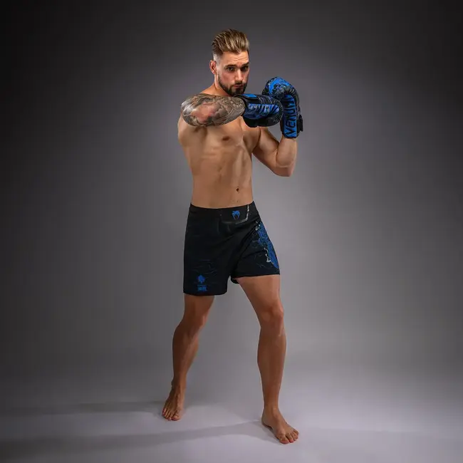 Venum Thunder Dragon Fightshorts - Black/Royal Blue