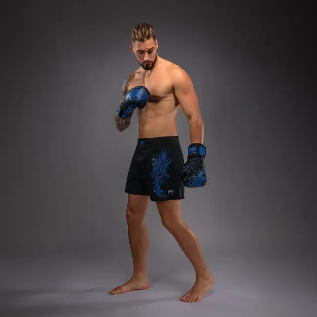 Venum Thunder Dragon Fightshorts - Black/Royal Blue