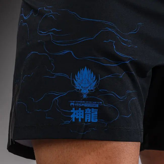 Venum Thunder Dragon Fightshorts - Black/Royal Blue
