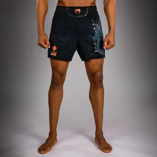 Venum Thunder Dragon Fightshorts - Black/Grey/Copper