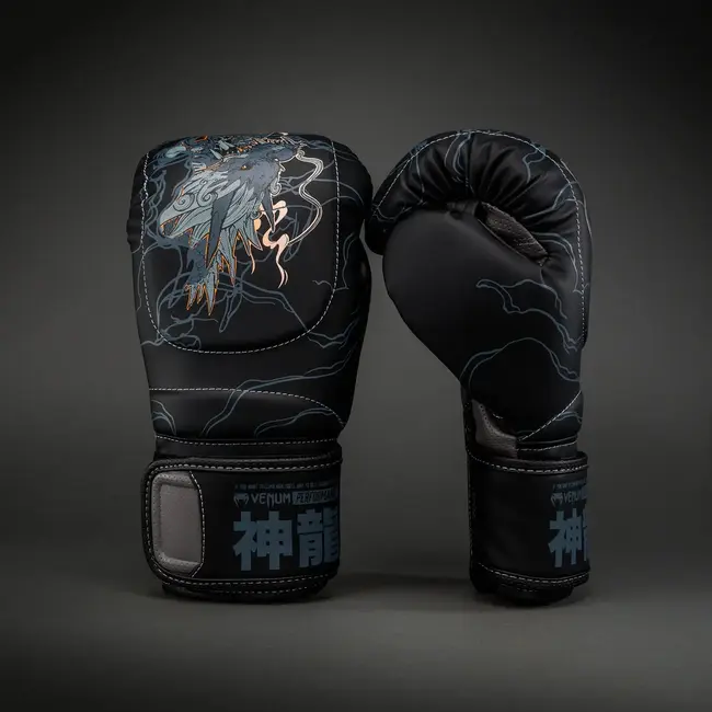 Venum Venum Thunder Dragon Boxing Gloves - Black/Grey/Copper