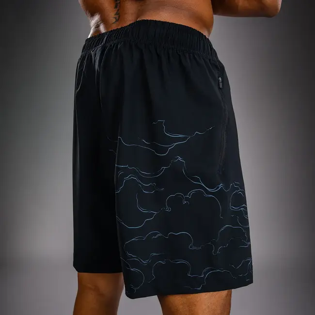 Venum Venum Thunder Dragon Training Shorts - Black/Grey/Copper