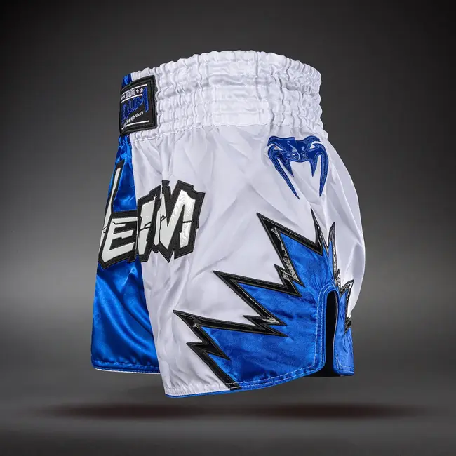 Venum Inferno 2.0 Muay Thai Shorts - White/Blue
