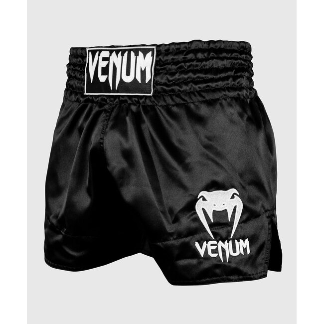 Venum MUAY THAI SHORTS CLASSIC - ZWART/WIT
