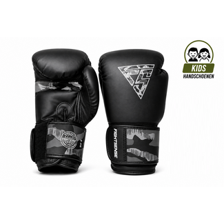 Fightsense Fury Bokshandschoenen Voor Kinderen – Camo Grey