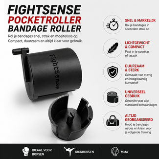 Fightsense FIGHTSENSE- Bandage roller -  Pocketroller