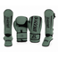 King Pro Boxing King Pro Boxing REVO 5 Kickboksset – Bokshandschoenen en Scheenbeschermers – Military Green