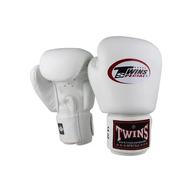 Twins Special Twins Fightset Wit Bokshandschoenen Scheenbeschermers Bandage