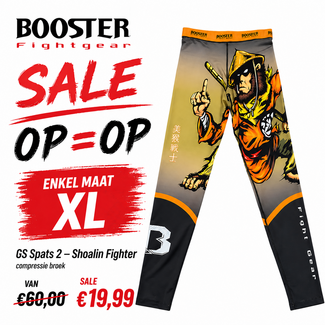 Booster Fightgear Booster GS Spats 2 –Shoalin Fighter compressie broek