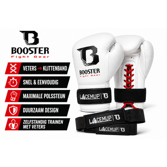 Booster Fightgear Lace Converter – Zet veters om naar klittenbandsluiting – Lace M Up
