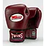 Twins Special Fightset Bordeaux Rood Bokshandschoenen Scheenbeschermers Bandage
