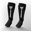 Fightsense Scheenbeschermers – Instep Scheenkousen – Zwart/Wit – Scheenbeschermers voor vechtsport en training