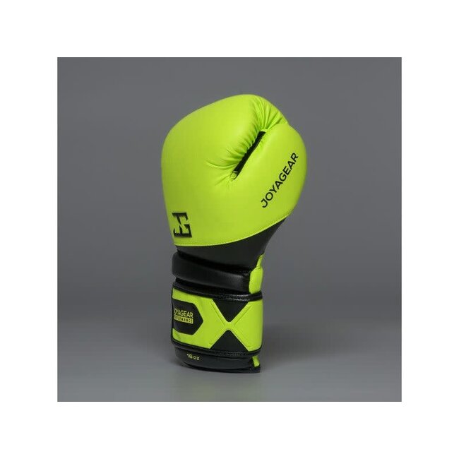 JOYA Gear Bokshandschoenen - LIME GROEN/ZWART - Performance Velcro Model