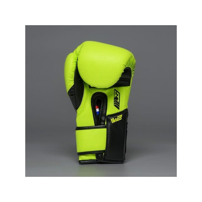 JOYA Gear Bokshandschoenen - LIME GROEN/ZWART - Performance Velcro Model