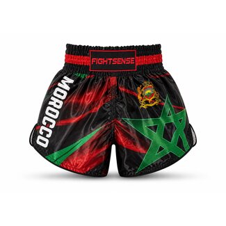 Fightsense Fightshort – MAROKKO – ATLAS GREEN STAR