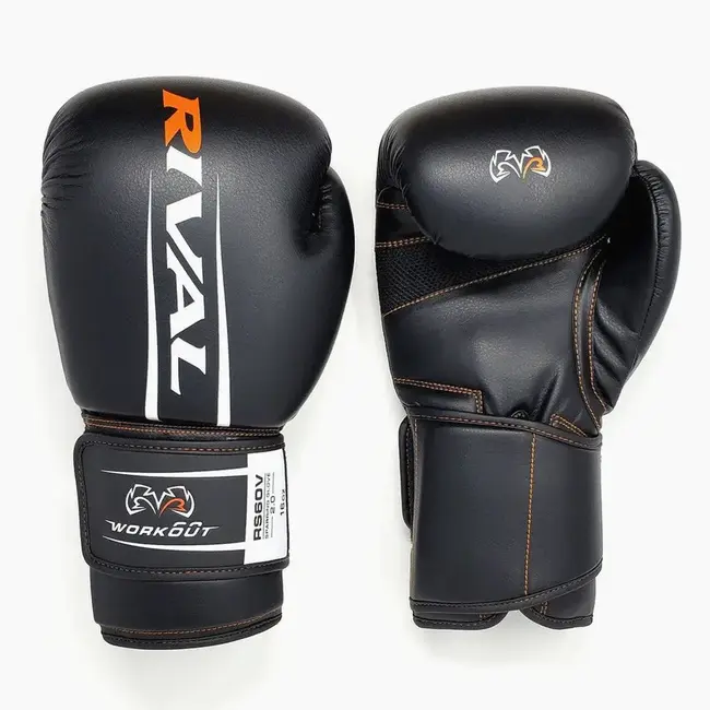 Rival RS60 Workout Sparring Bokshandschoenen 2.0 – Zwart – Gegoten Foampadding