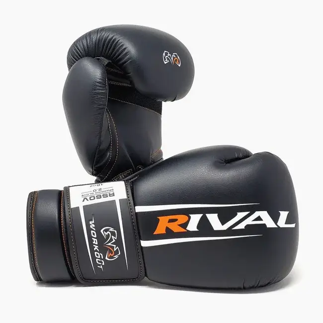 Rival RS60 Workout Sparring Bokshandschoenen 2.0 – Zwart – Gegoten Foampadding