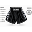 Fightsense Muay Thai Short V2 – Black/Grey – Fightshort voor vechtsport en training