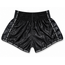 Fightsense Muay Thai Short V2 – Black/Black – Fightshort voor vechtsport en training