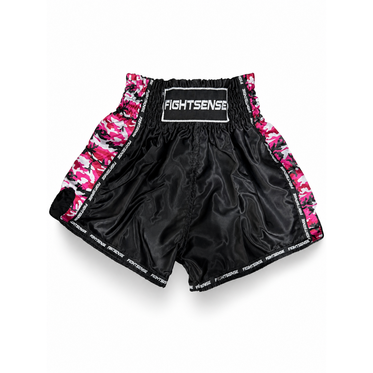 Fightsense Short de Muay Thaï V2 – Camo rose