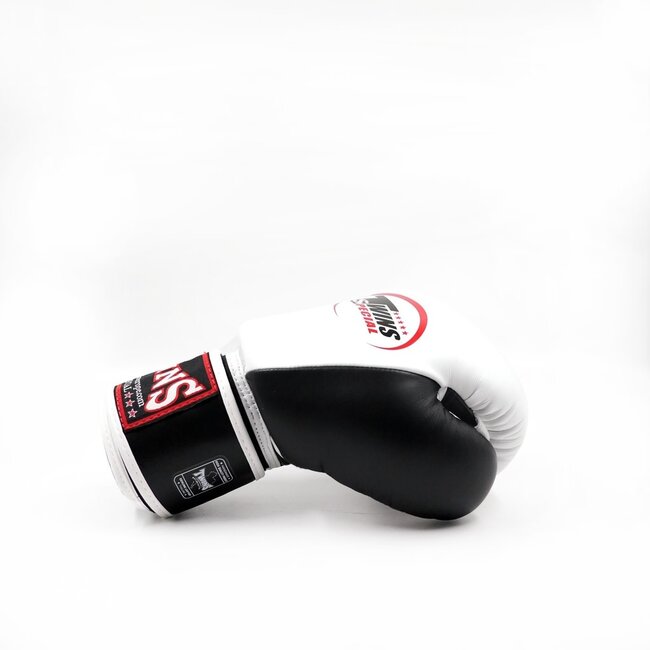Twins Special BGVL 3 Air Leren Bokshandschoenen – Wit/Zwart – 10oz, 12oz, 14oz en 16oz