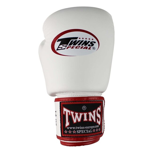 Twins Special BGVL 3 Air Leren Bokshandschoenen – Wit/Zwart – 10oz, 12oz, 14oz en 16oz