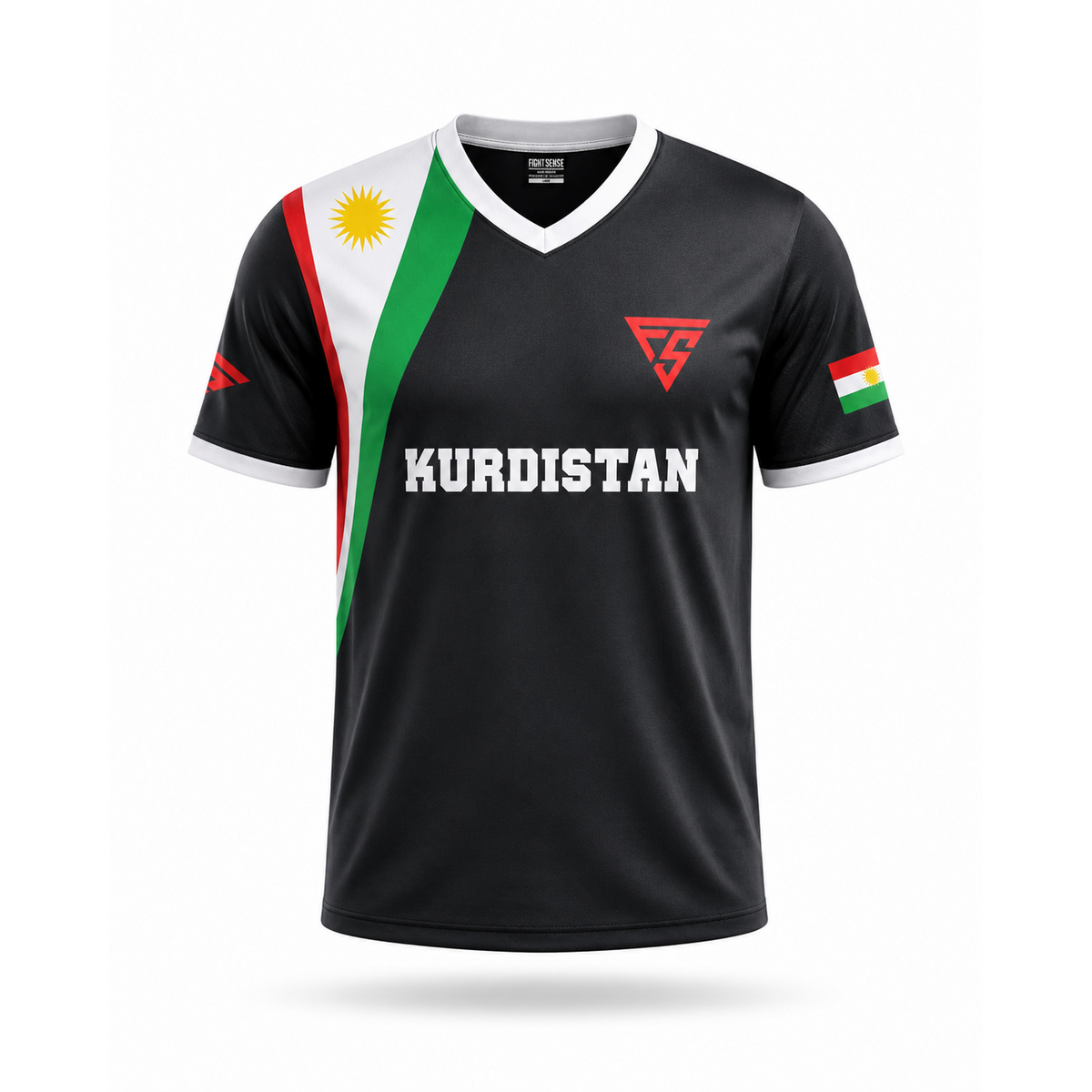Fightsense Kurdistan T-shirt de sport – Performance édition