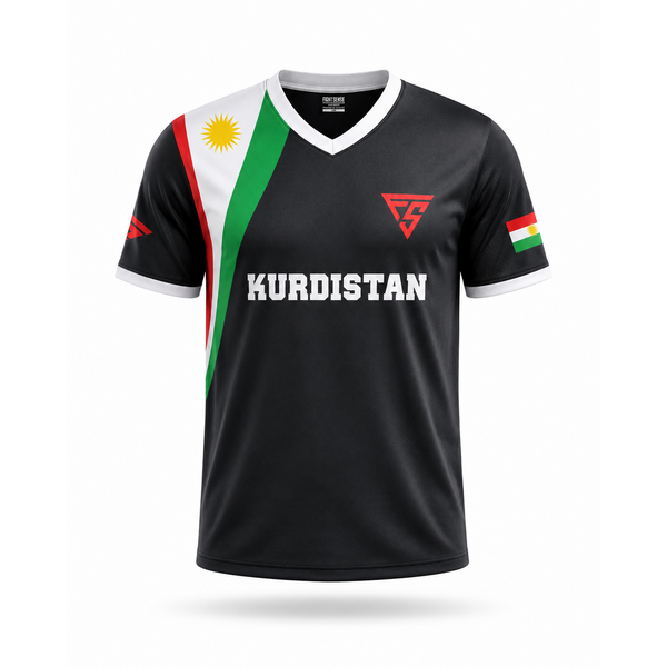 Fightsense Kurdistan T-shirt de sport – Performance édition