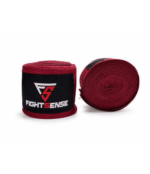 Fightsense FIGHTSENSE - RODE BANDAGE - WINE RED - 500CM