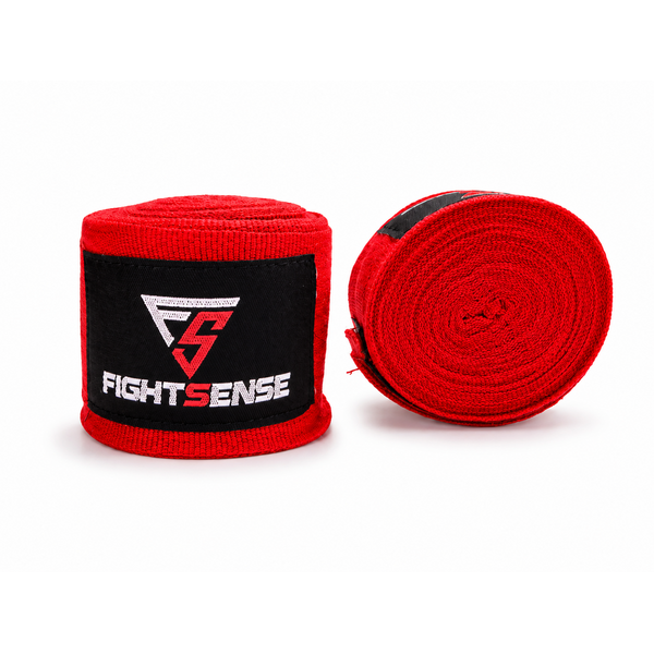 Fightsense-Bandage – Rot – 500 cm