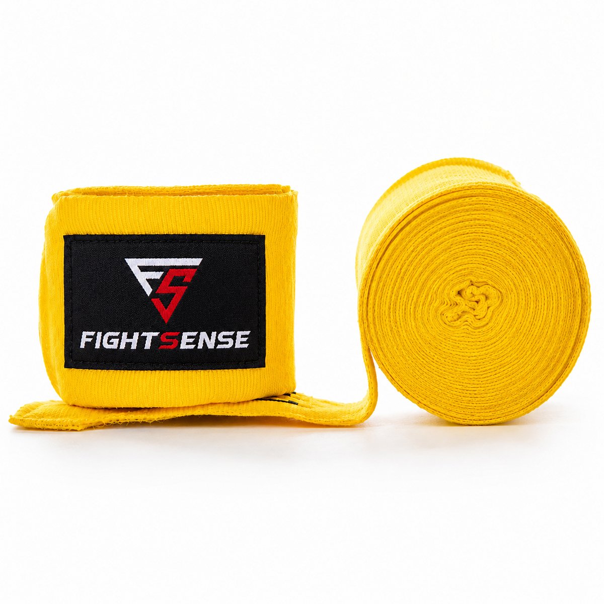 Fightsense Bandes de boxe – jaune – 500 cm
