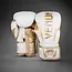 Venum ELITE Fightset – Bokshandschoenen & Scheenbeschermers – WIT/GOUD
