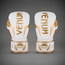 Venum ELITE Fightset – Bokshandschoenen & Scheenbeschermers – WIT/GOUD