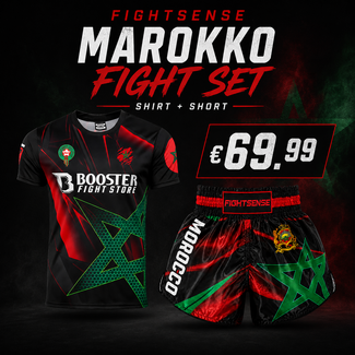 Booster Fightgear Morocco Fightset - Shirt + Short (Marokko)