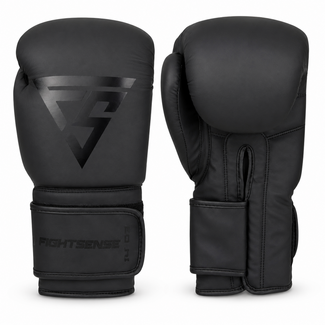 Fightsense Eclipse Bokshandschoenen – Black on Black