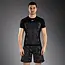 Venum G-Fit Scales Short Sleeve Rashguard – Black/Charcoal Grey – Compressiepasvorm voor Grappling en MMA