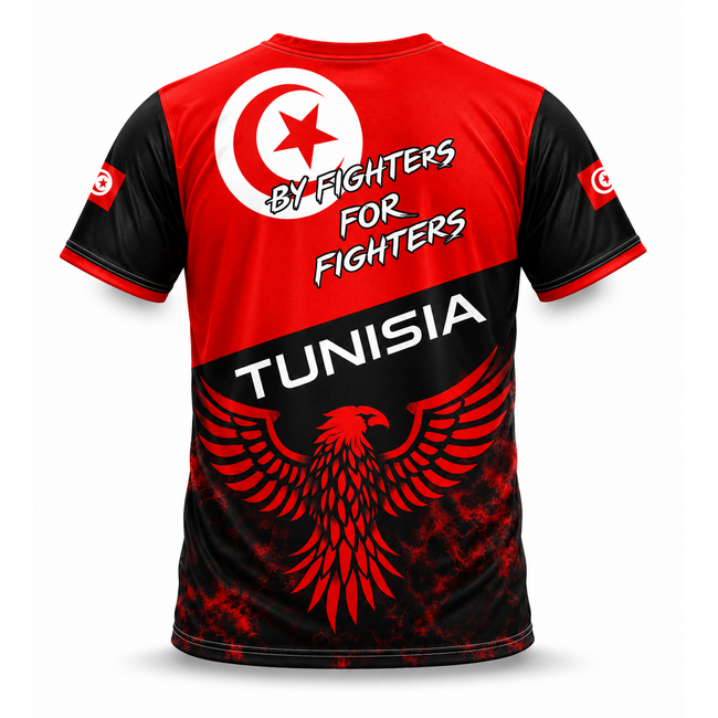 Fightsense Tunisia Athletic Shirt – Phoenix Edition – Sportshirt voor vechtsport en training