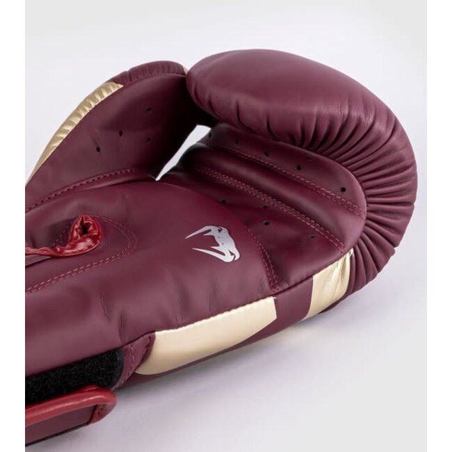 Venum Elite Bokshandschoenen Burgundy Gold
