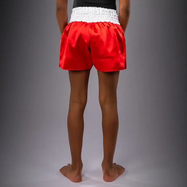 Venum Venum Classic Muay Thai Short voor Kinderen – Rood/Wit – 10 Jaar