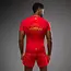 Venum Venum x WOW FC Rashguard Korte Mouwen – Fury Rood/Goud – MMA & BJJ