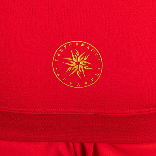Venum Venum x WOW FC Rashguard Korte Mouwen – Fury Rood/Goud – MMA & BJJ