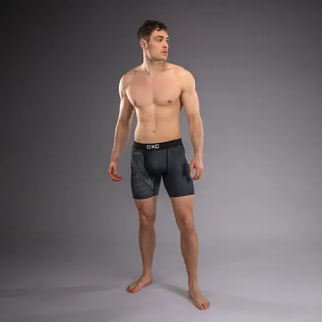 Venum Karate Combat by Venum Vale Tudo Compressieshort – Zwart/Grijs – MMA & BJJ